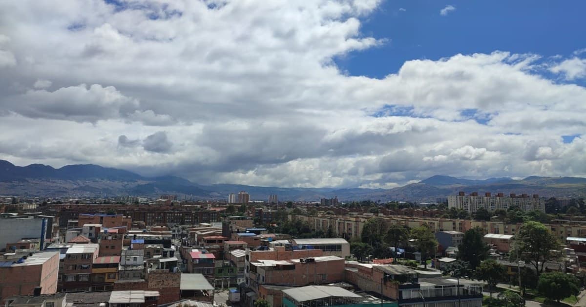 Foto panoramica de la ciudad de Bogotá, Colombia