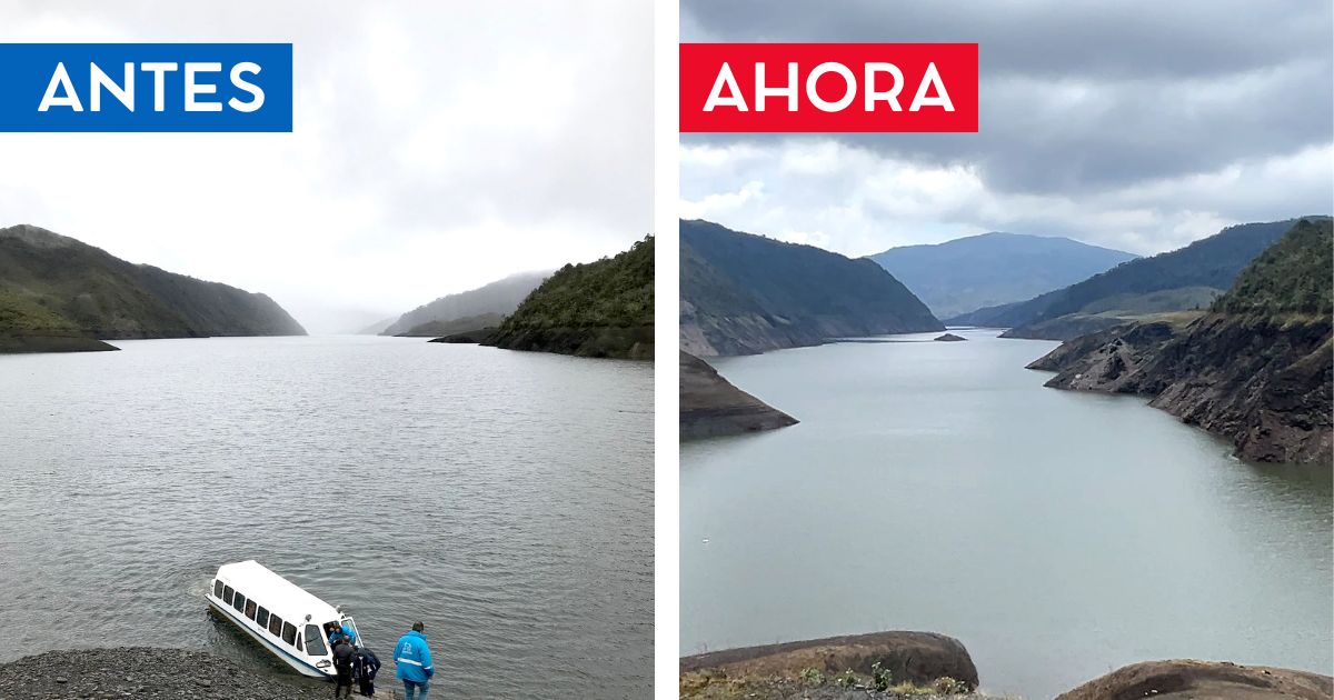 Así están los niveles de los embalses que abastecen de agua a Bogotá - Embalse de Chuza