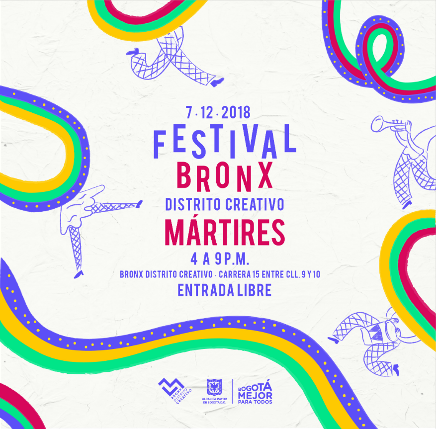 Poster del Festival Bronx Distrito Creativo