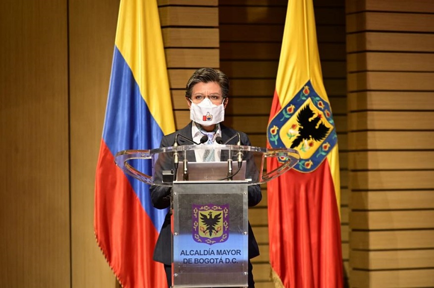 Alcaldesa Claudia López anunció cambios en las medidas de la Nueva Realidad - Foto: Comunicaciones Alcaldía Bogotá 