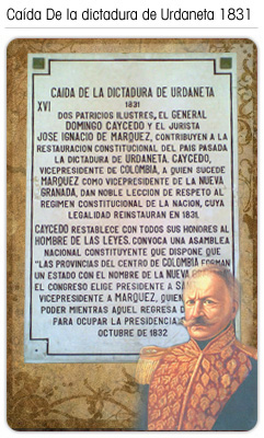 Caída de la dictadura de Urdaneta Caída de la dictadura de Urdaneta