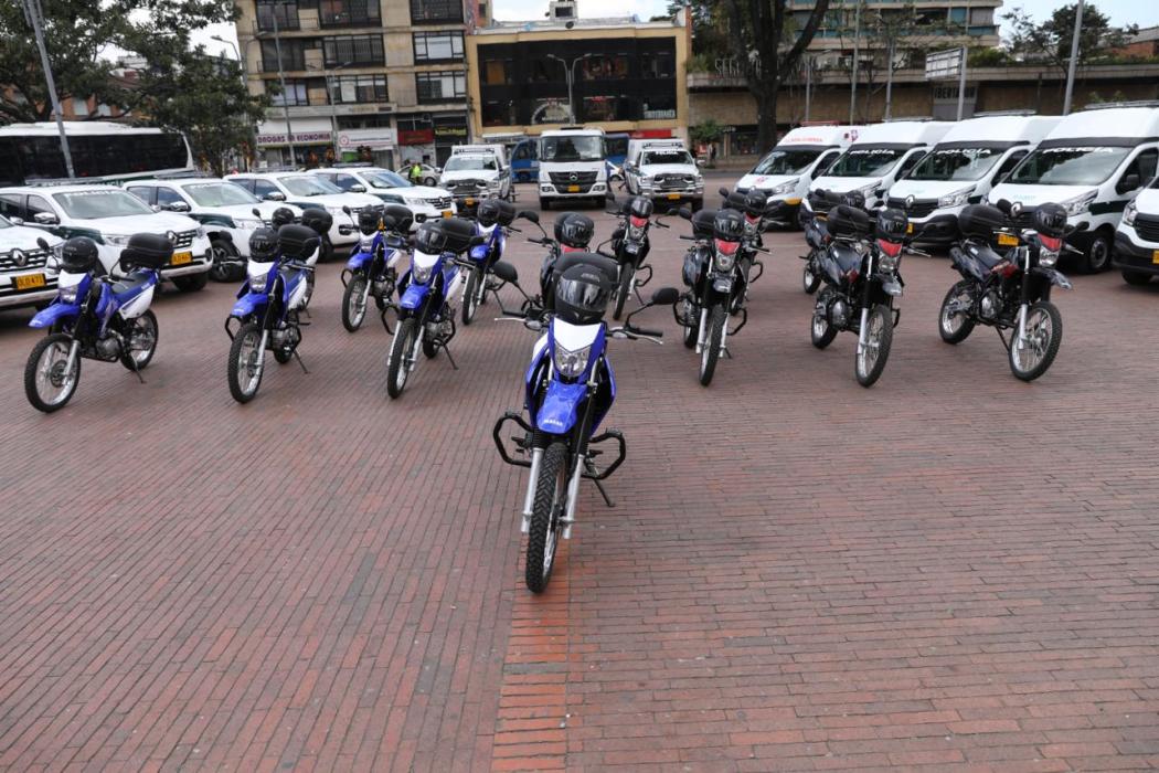 El nuevo parque automotor mejorará la seguridad de diferentes sectores de Bogotá