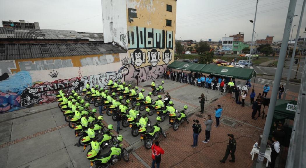 Entrega de motos - FOTO: Prensa Secretaría de Seguridad