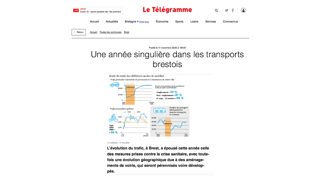 Artículo publicación francesa, Le Télégramme 