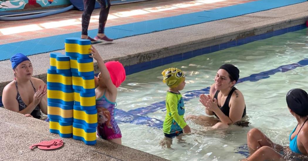 Beneficiarios de Medio Acuático volvieron a las piscinas de Bogotá