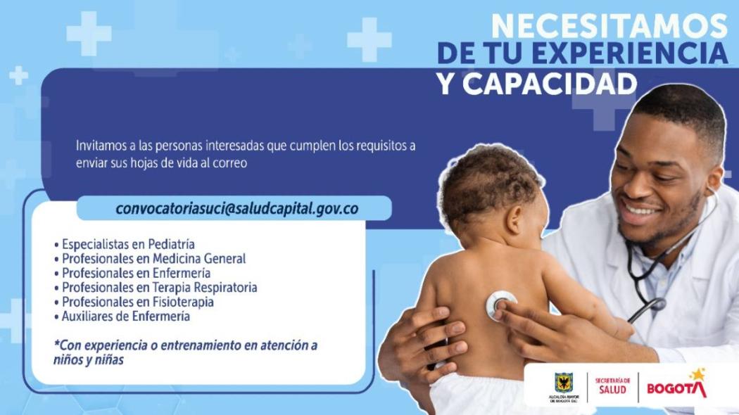 Convocatoria de empleo en Bogotá. Secretaría de Salud busca perfiles 