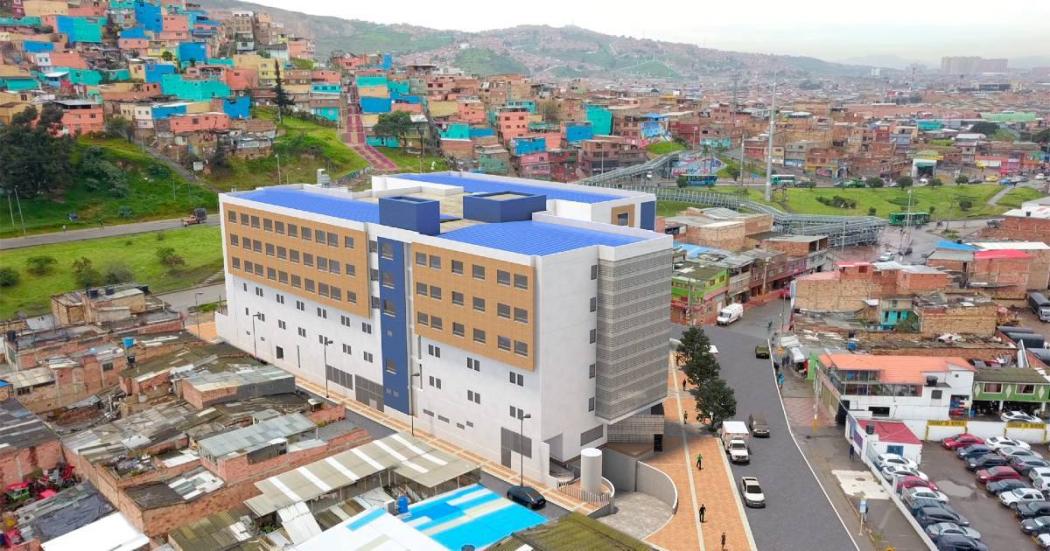 Avance de obra de la segunda torre del Hospital Meissen en Bogotá 
