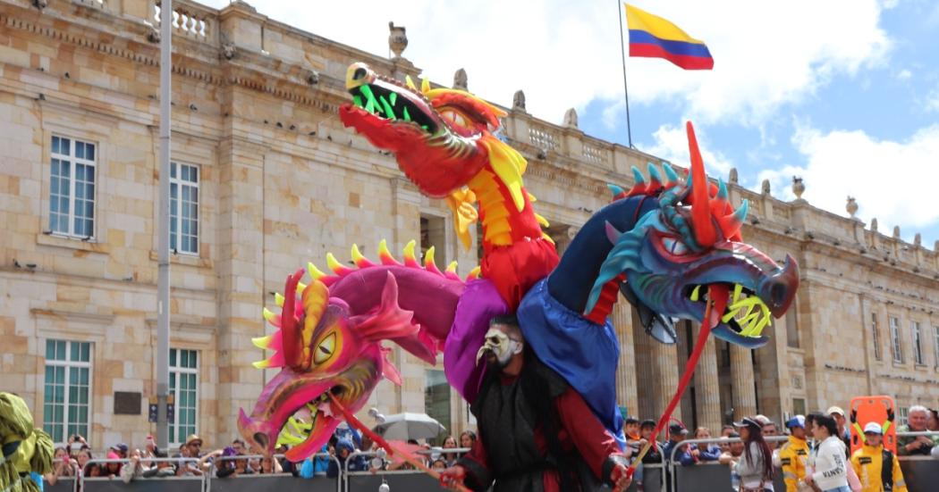 ¿Cuándo es el desfile de comparsas en la Carrera Séptima de Bogotá?