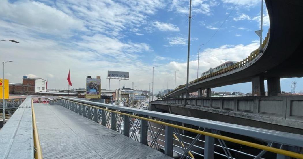 IDU entregó puente peatonal de la NQS con calle 6 costado Occidental 