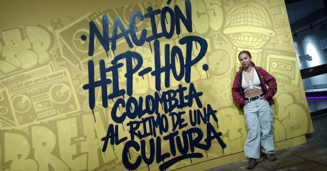 Beneficiaria de Idipron, mediadora en sala hip hop del Museo Nacional