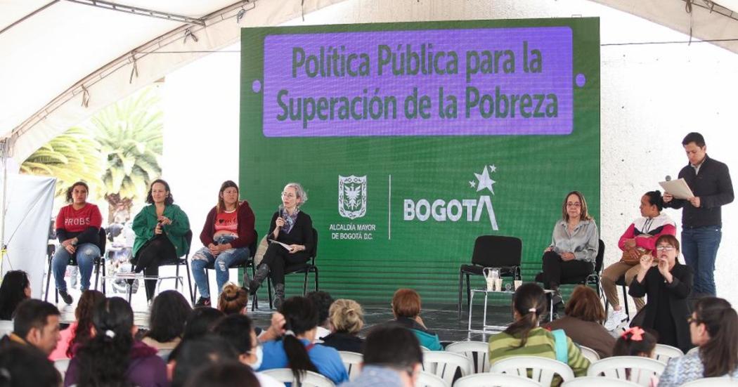 Bogotá avanza en la erradicación de la pobreza extrema con una política pública