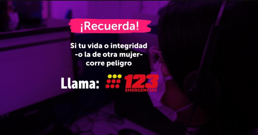 Línea 123 atiende casos de violencias contra las mujeres en Bogotá