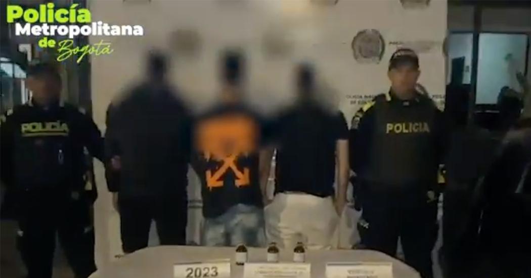 Capturados tres hombres por tráfico de estupefacientes en Fontibón 