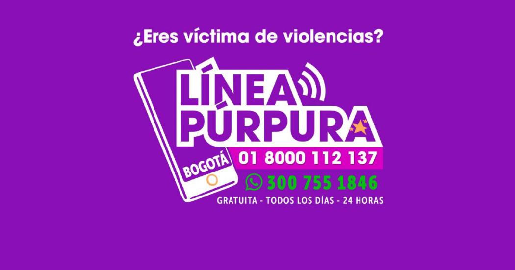 Cómo funciona Whatsapp Púrpura para atención de violencias en Bogotá
