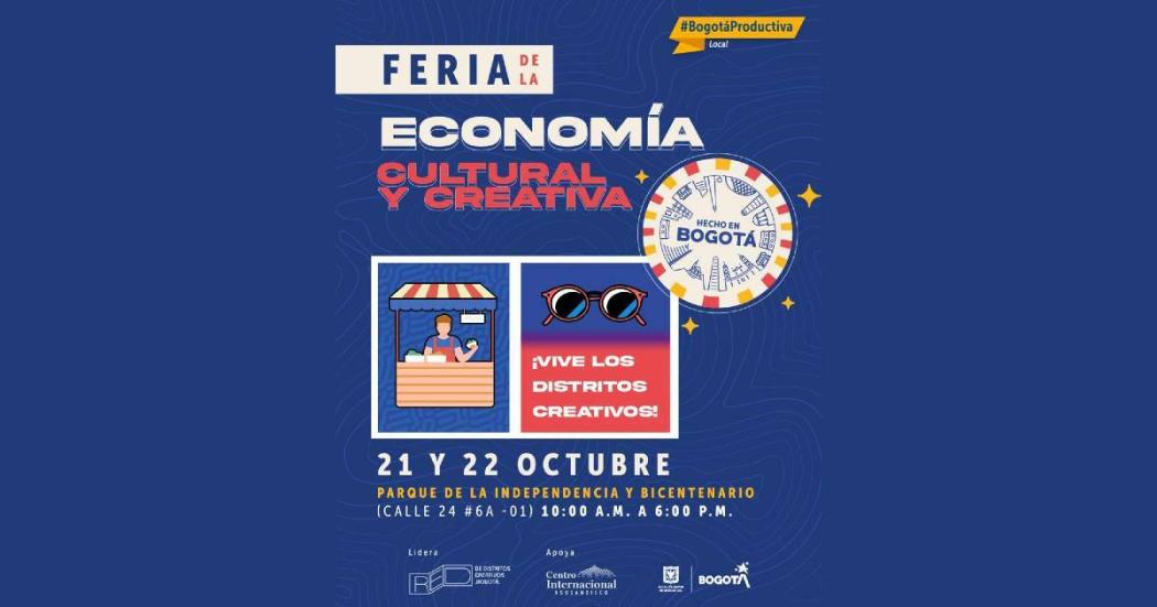 Feria Hecho en Bogotá este 21 y 22 de octubre en Distritos Creativos
