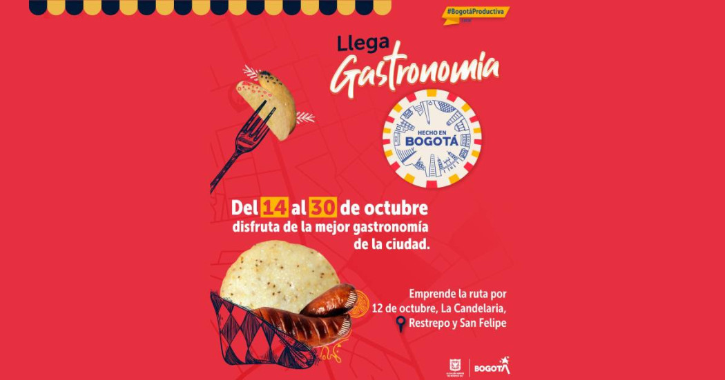 Feria Hecho en Bogotá Gastronómica hasta el 30 de octubre en Bogotá 