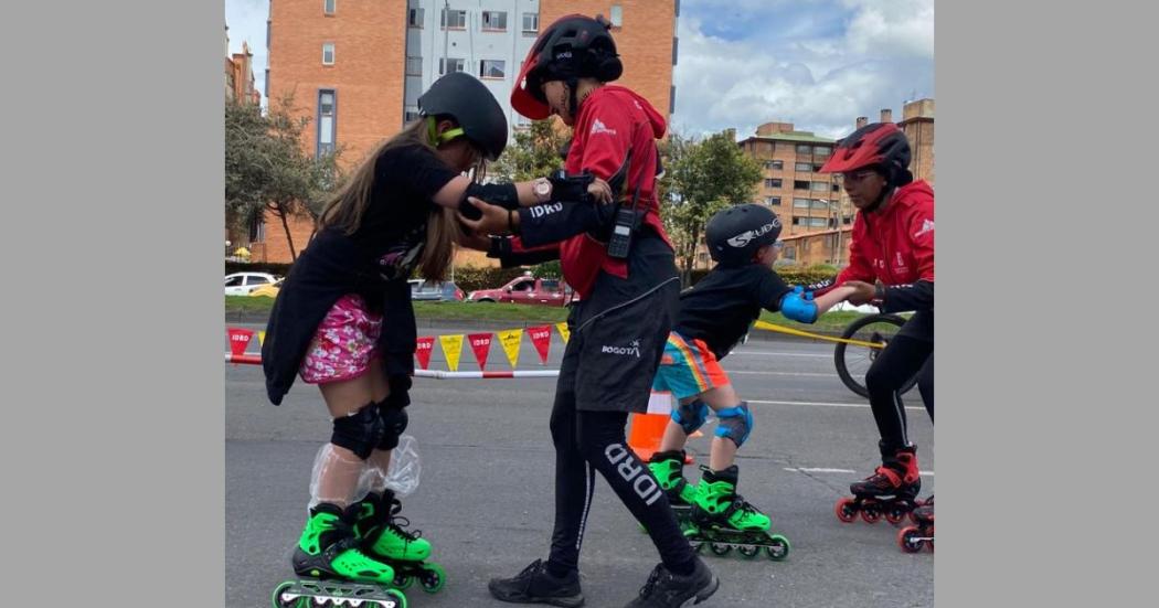 Cursos de patinaje para niños, niñas y jóvenes en Bogotá del IDRD