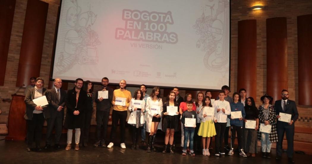 Ganadores del concurso ‘Bogotá en 100 Palabras’ edición 2023 