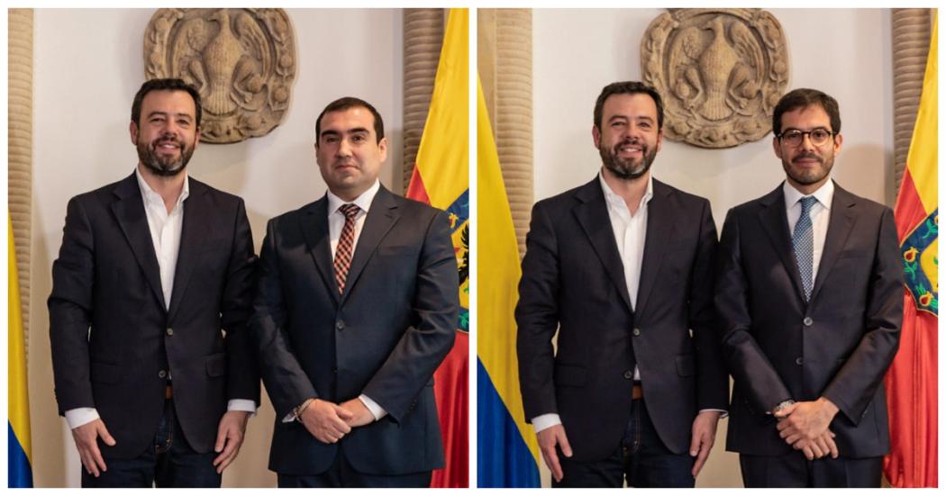 Alcalde posesionó a director del Foncep y subgerente de TransMilenio