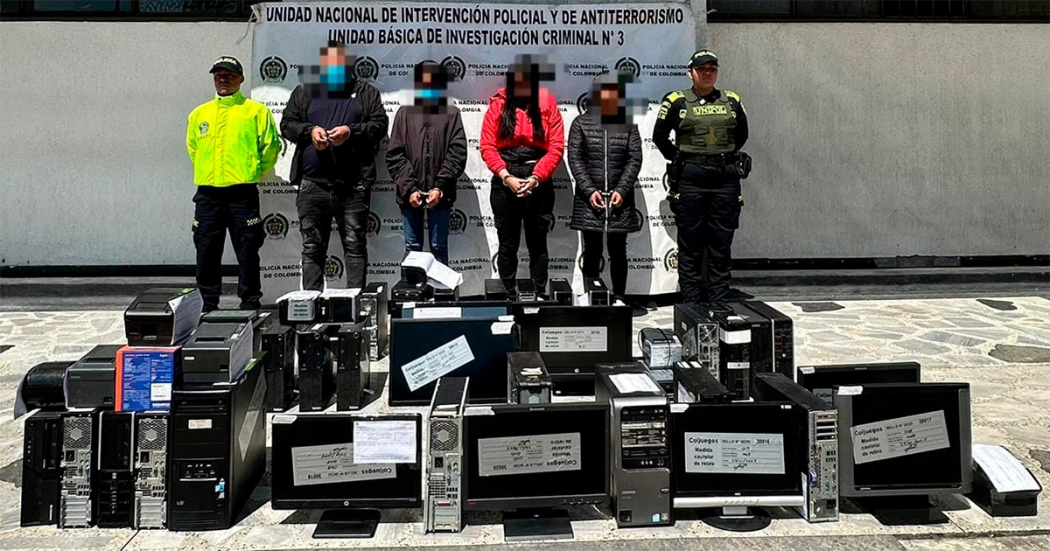 Allanamiento en casas de apuestas ilegales en Los Mártires ¡Cuatro capturados!