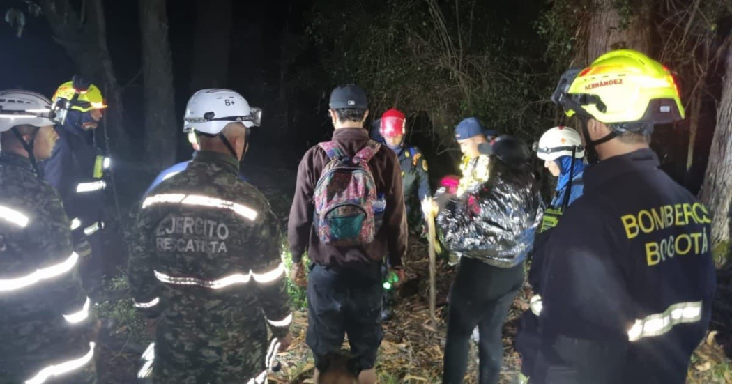 Autoridades ubican a 3 personas extraviadas en el cerro de Monserrate