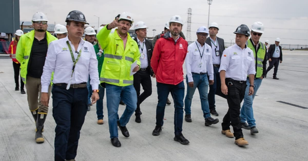 Alcalde supervisó las obras patio taller de TransMilenio La Reforma