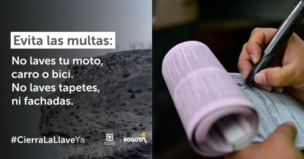 En Bogotá se han impuesto 18 comparendos por el mal uso y utilización del agua