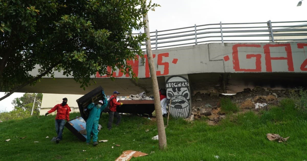  En primeros 100 días Bogotá apostó por limpieza de espacios públicos