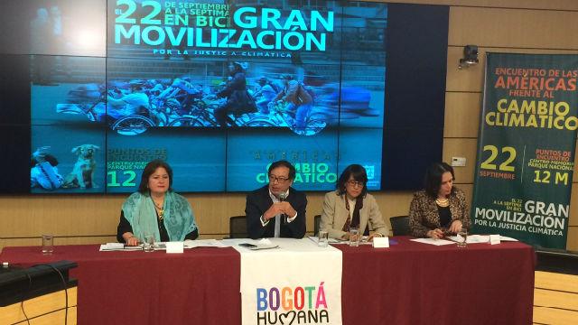 En septiembre, Bogotá se moverá cuatro días por la justicia climática