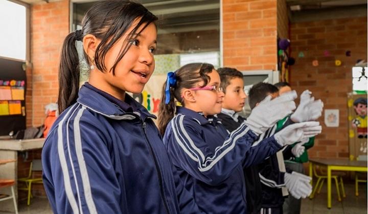 Niños sordos - Portal Bogotá - Foto:educacionbogota.edu.co