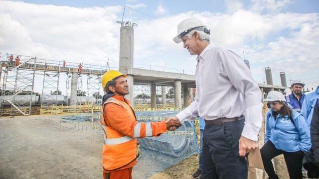 Verificación obras TransMiCable Ciuda Bolívar - Foto: Comunicaciones Alcaldía Mayor / Camilo Monsalve