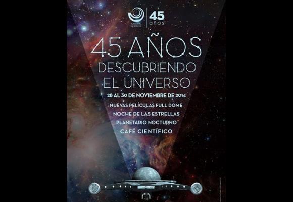 Celebre los 45 años del Planetario de Bogotá
