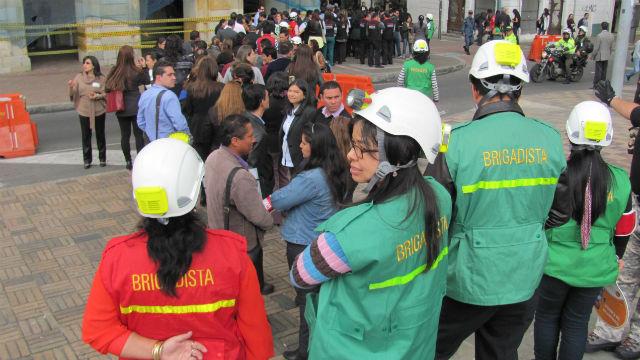 Simulacro de Evacuación - Foto: bogota.gov.co