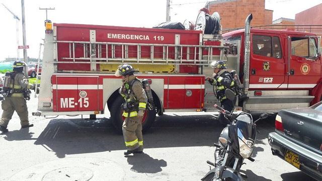 Atención bomberos Bogotá - Foto: Comunicaciones Bomberos
