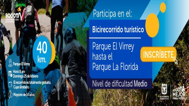 Bicirecorrido Parque El Virrey - Foto: Instituto Distrital de Turismo 