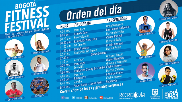 10 horas de información tendrá el Bogotá Finess Festival - Foto: Idrd