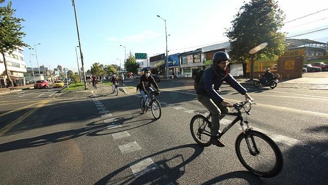 Primera Mapatón para ciclistas en Bogotá. Foto: Alcaldía Mayor