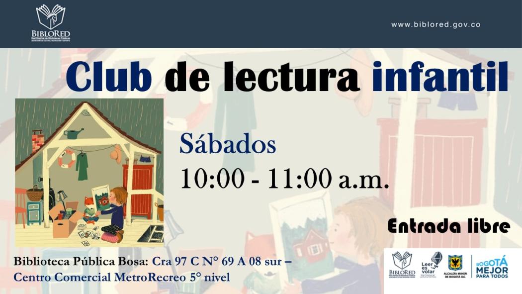 Club de lectura infantil - Foto: Secretaría de Cultura, Recreación y Deporte
