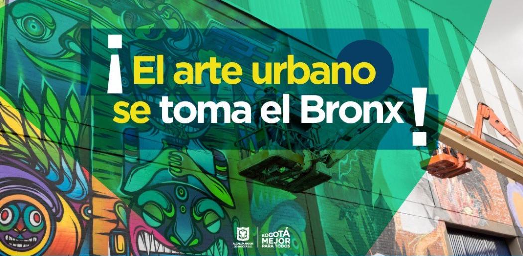 Banner Arte Urbano - Foto: Alcaldía Mayor de Bogotá