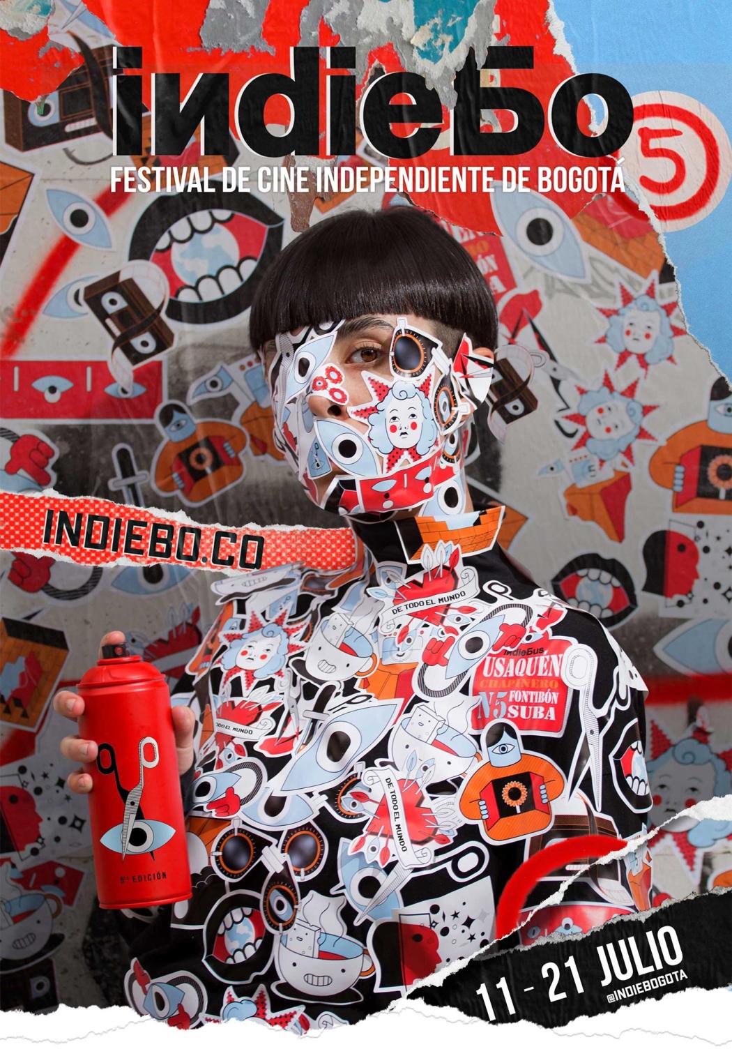 volante oficial de IndieBo 2019 