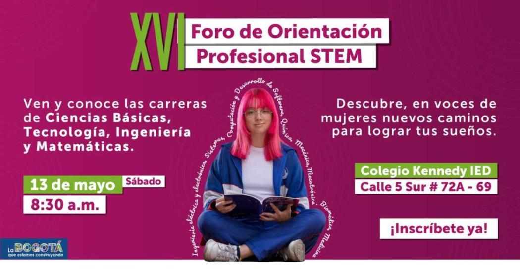 Foro de Orientación Profesional STEM este sábado 13 de mayo 
