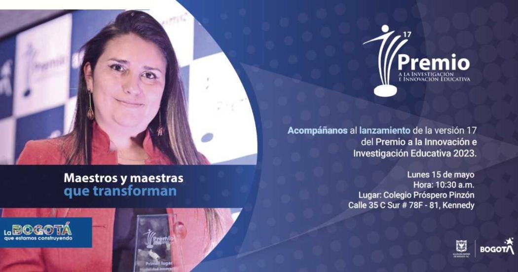 Lanzamiento del #PremioALaTransformación en el Día del Maestro