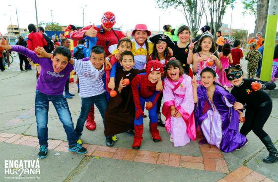 Niños disfrazados-Foto: Alcaldía Local de Engativá
