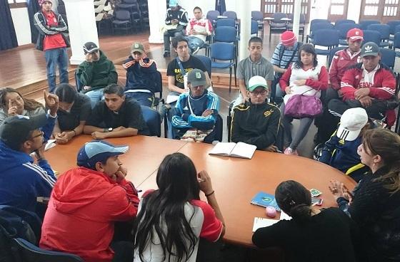 Avanza proceso de conformación de la Mesa Local de Barristas de Fútbol de Barrios Unidos