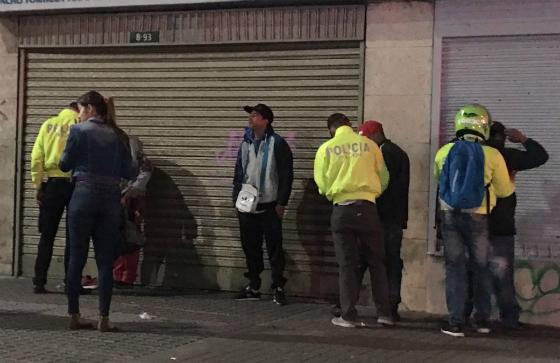 Captura de delincuentes - FOTO: Prensa Policía Metropolitana de Bogotá