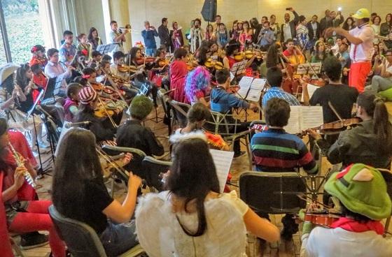 Alumnos de Centros Orquestales Locales - Foto: Orquesta Filarmónica de Bogotá (OFB)