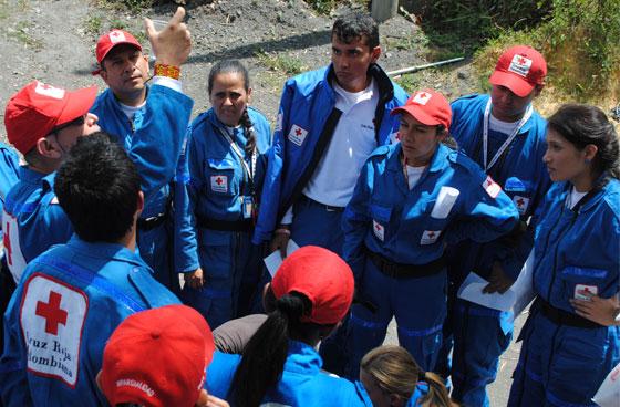 Voluntarios - Foto: Cruz Roja Colombiana