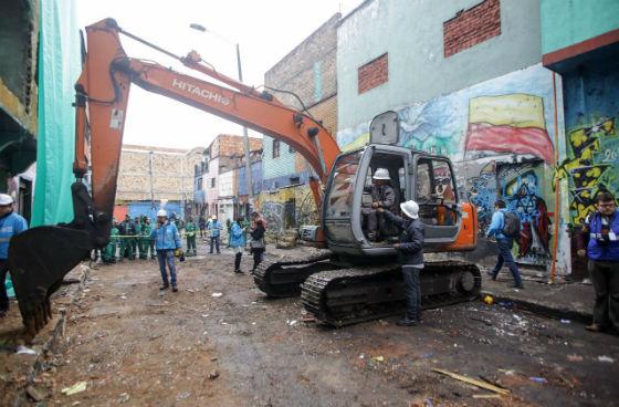 Demolición del Bronx - Foto: Alcaldía Mayor de Bogotá