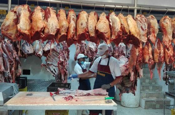 Establecimiento de venta de carne - Foto: Secretaría de Salud