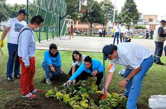 Embellecimiento Parque Toberín - Foto: Prensa IDPAC